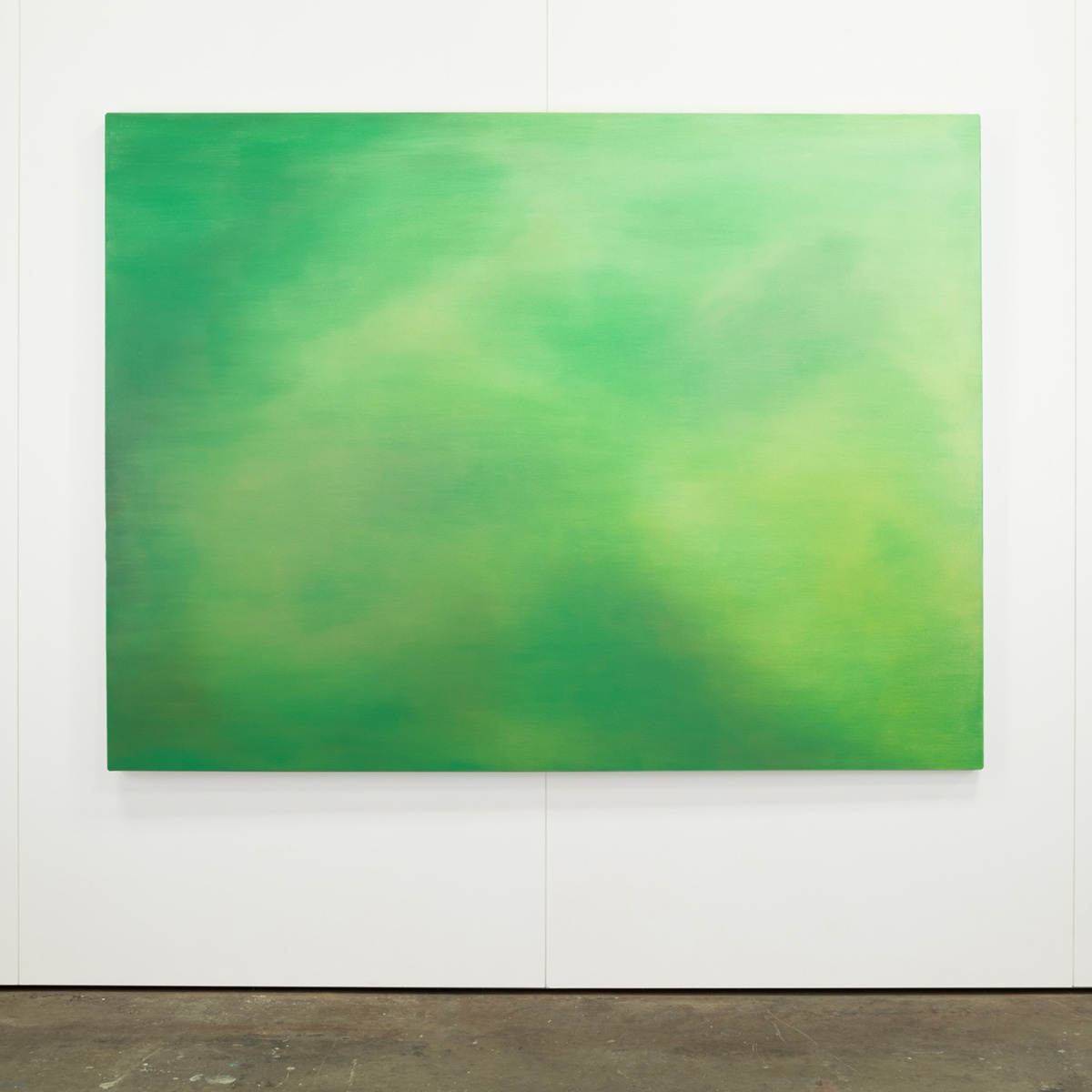Green Composition, 60" x 80", Oil on canvas, 2025.

Available, $4400, Framed $5700