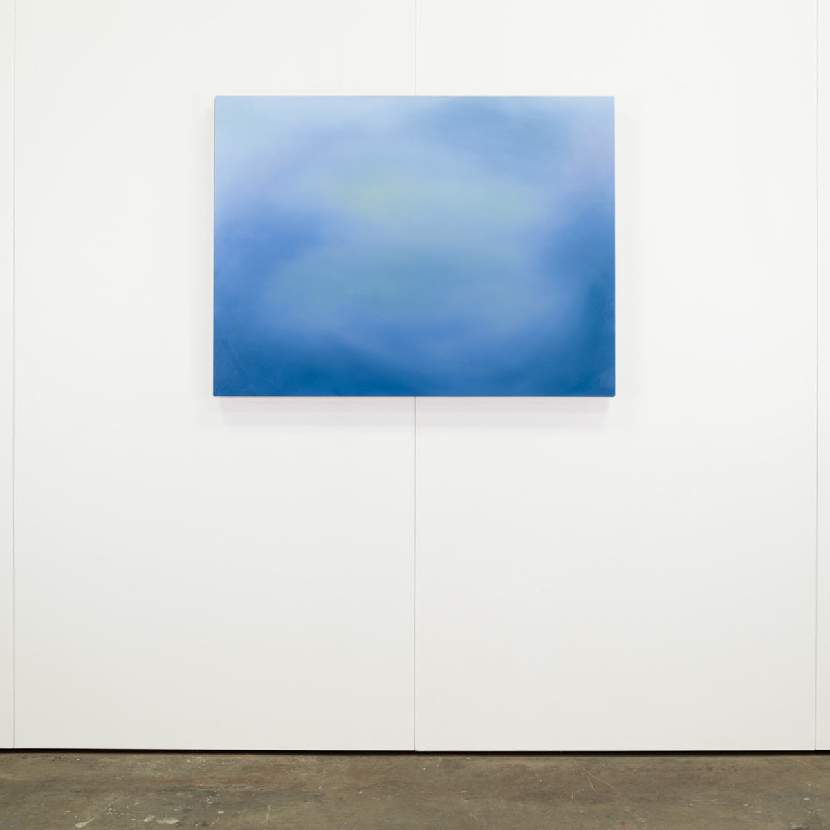 Blue Composition, 36" x 48", Oil on canvas, 2026.

Available, $3000, Framed $3700